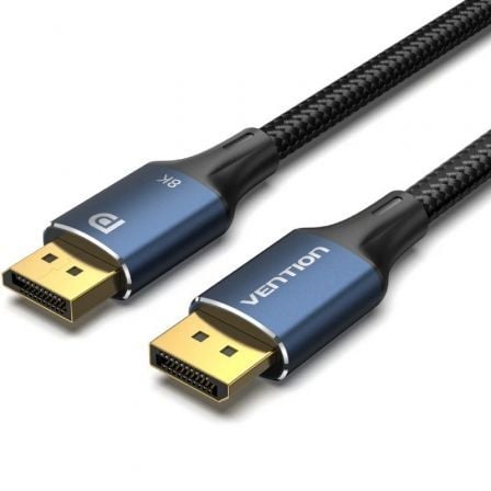 --Cable Vention HCELF/ DisplayPort Macho - DisplayPort 8K Macho/ 3m/ Azul-
