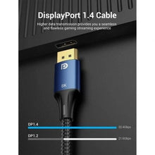 -2-Cable Vention HCELF/ DisplayPort Macho - DisplayPort 8K Macho/ 3m/ Azul-2