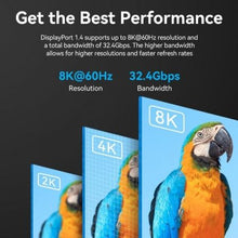 -1-Cable Conversor DisplayPort 1.4 8K Vention HCFLG/ DisplayPort Macho - Mini DisplayPort Macho/ 2m/ Negro y Azul-1