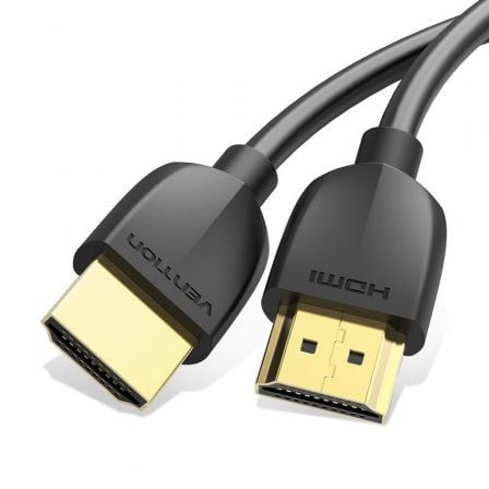 --Cable HDMI 2.0 4K Portatil Vention AAIBH/ HDMI Macho - HDMI Macho/ 2m/ Negro-