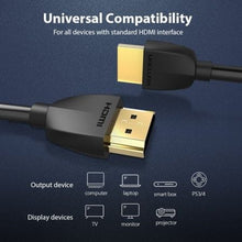 -3-Cable HDMI 2.0 4K Portatil Vention AAIBH/ HDMI Macho - HDMI Macho/ 2m/ Negro-3