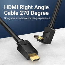 -3-Cable HDMI 2.0 4K Acodado Vention AAQBH/ HDMI Macho - HDMI Macho/ 2m/ Negro-3