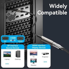 -2-Cable Conversor Vention HFNBC/ DisplayPort Macho - HDMI Hembra/ 25cm/ Negro-2