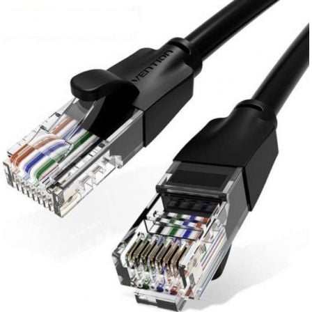 --Cable de Red RJ45 UTP Vention IBEBL Cat.6/ 10m/ Negro-
