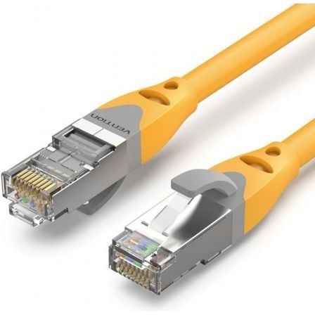 --Cable de Red RJ45 SFTP Vention IBHYL Cat.6A/ 10m/ Amarillo-