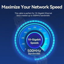 -1-Cable de Red RJ45 UTP Vention IBOWD Cat.6A/ 50cm/ Cabeza Rotatoria 360º/ Blanco-1