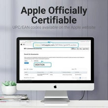 -2-Cable USB 2.0 Lightning Vention LABHD/ USB Macho - Lightning Macho/ Hasta 12W/ 480Mbps/ 50cm/ Gris-2