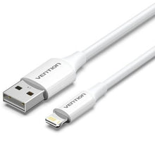 --Cable USB 2.0 Lightning Vention LAIWF/ USB Macho - Lightning Macho/ 480Mbps/ 1m/ Blanco-