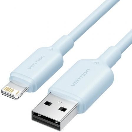 --Cable USB 2.0 Lightning Vention LAMSF/ USB Macho - Lightning Macho/ 480Mbps/ 1m/ Azul-