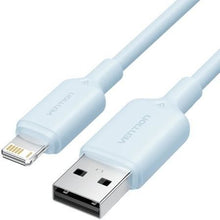 --Cable USB 2.0 Lightning Vention LAMSH/ USB Macho - Lightning Macho/ 480Mbps/ 2m/ Azul-