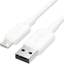 --Cable USB 2.0 Lightning Vention LAMWH/ USB Macho - Lightning Macho/ 480Mbps/ 2m/ Blanco-