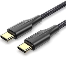 --Cable USB 2.0 Tipo-C 3A Vention TAUBG/ USB Tipo-C Macho - USB Tipo-C Macho/ 480Mbps/ 1.5m/ Negro-