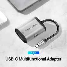 -2-Conversor Vention TFAHB/ 1xUSB/ 1xHDMI/ 1xVGA/ 1xUSB Tipo-C PD/ 15cm/ Gris-2
