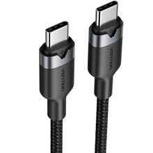 -1-Cable USB 2.0 Tipo-C 3A Vention TRDBF/ USB Tipo-C Macho - USB Tipo-C Macho/ Hasta 60W/ 480Mbps/ 1m/ Negro-1