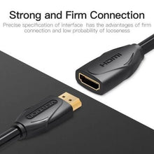 -1-Cable Alargador HDMI Vention VAA-B06-B200/ HDMI Macho - HDMI Hembra/ 2m/ Negro-1