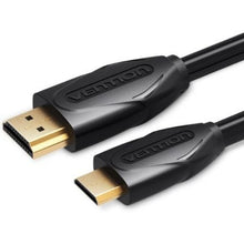 --Cable HDMI Vention VAA-D02-B200/ HDMI Macho - Mini HDMI Macho/ 2m/ Negro-