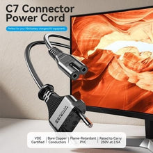 -2-Cable Alimentación Forma 8 Vention ZCLBAC/ CEE7/16 Macho - C7 Hembra/ 1.8m-2