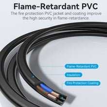 -3-Cable Alimentación Forma 8 Vention ZCLBAC/ CEE7/16 Macho - C7 Hembra/ 1.8m-3