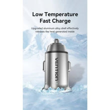 -1-Cargador de Coche Vention FFAH0/ 2xUSB/ 18W-1