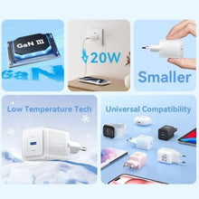 -2-Cargador de Pared GaN Vention FEPB0-EU/ 1xUSB Tipo-C/ 20W-2