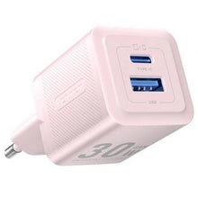 --Cargador de Pared GaN Vention FEQP0-EU/ 1xUSB Tipo-C/ 1xUSB/ 30W-
