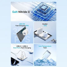 -2-Cargador de Pared GaN Vention FEQW0-EU/ 1xUSB Tipo-C/ 1xUSB/ 30W-2