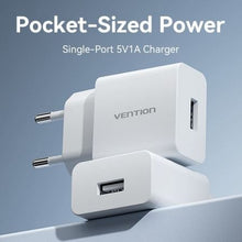 -1-Cargador de Pared Vention PSD15-5W-0501000EU/ 1xUSB/ 5W-1