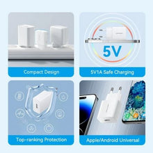 -2-Cargador de Pared Vention PSD15-5W-0501000EU/ 1xUSB/ 5W-2