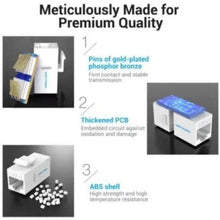 -2-Conector RJ45 Vention IPGW0-5 Cat6 UTP/ 5 uds/ Blanco-2