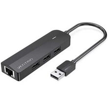 --Docking USB 2.0 Vention CHPBB/ 3xUSB/ 1xMicro USB PD/ 1xRJ45/ Negro-