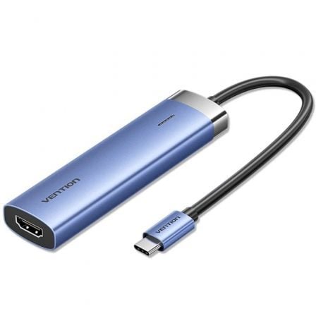 --Docking USB Tipo-C Vention TGESB/ 3xUSB/ 1xHDMI 4K/ 1xUSB Tipo-C PD-