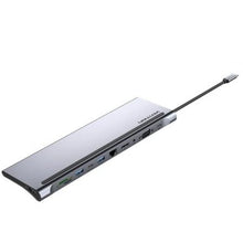 --Docking USB Tipo-C Vention THTHC/ 1xHDMI/ 1xVGA/ 3xUSB/ 1xUSB Tipo-C/ 1xUSB Tipo-C PD/ 1xRJ45/ 1xLector Tarjetas SD y MicroSD/ Jack 3.5/ Gris-