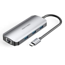 --Docking USB Tipo-C Vention TOHHB/ 1xHDMI 4K/ 3xUSB/ 1xRJ45/ 1xUSB Tipo-C PD-