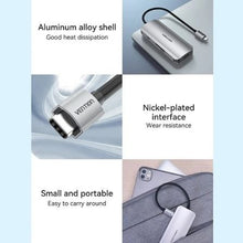 -4-Docking USB Tipo-C Vention TOJHB/ 1xHDMI 4K/ 3xUSB/ 1xUSB Tipo-C/ 1xLector tarjetas/ Gris-4