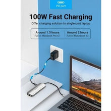 -2-Docking USB Tipo-C Vention TOKHB/ 1xHDMI 4K/ 3xUSB/ 1xUSB Tipo-C PD/ 1xRJ45/ 1xLector Tarjetas SD y MicroSD/ Gris-2