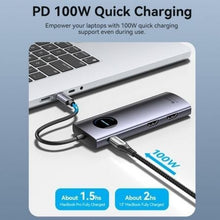 -3-Docking USB Tipo-C Vention TQVHB/ 2xHDMI 4K/ 3xUSB/ 1xRJ45/ 1xLector de Tarjetas/ 1xUSB Tipo-C PD/ Gris-3