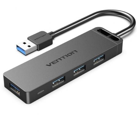 --Hub USB 3.0 Vention CHLBB/ 4xUSB/ 1xMicroUSB PD-
