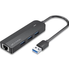 --Hub USB 3.0 Vention CHNBB/ RJ45/ 3xUSB/ 1xMicroUSB PD-