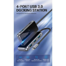-3-Hub USB Tipo-C Vention TFDHB/ 4xUSB/ 1xUSB Tipo-C PD/ Gris-3