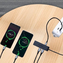 -3-Hub USB Tipo-C Vention TGKBB/ 4xUSB/ 1xMicroUSB PD/ 15cm-3