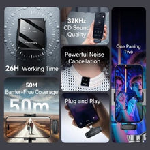 -4-Micrófono Inalámbrico con Clip Vention NCBB0/ USB Tipo-C/ Incluye Receptor/ 2 unidades-4