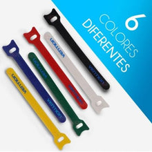 -2-Tira Organizadora de Cables Vention KAC00/ 15cm/ Pack de 6-2