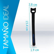 -3-Tira Organizadora de Cables Vention KAC00/ 15cm/ Pack de 6-3