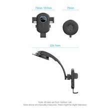 -1-Soporte de Smartphone para Coche Vention KSCB0/ Negro-1