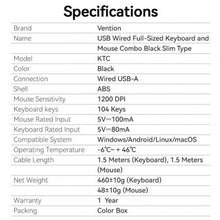 -4-Teclado y Ratón Vention Combo KTCB0-ES-4