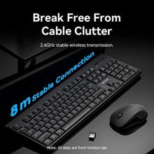 -2-Teclado y Ratón Inalámbricos Vention Combo KTZB0-EN/ Inglés-2