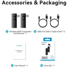 -2-Adaptador/Transmisor de vídeo inalámbrico USB Tipo-C - HDMI Vention ADKB0-2