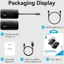 -2-Adaptador/Transmisor de vídeo inalámbrico USB Tipo-C - HDMI Vention ADOBB/ 60W-2