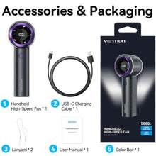 -4-Ventilador de Mano Vention PBAN0/ 4 velocidades-4