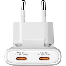 -4-Cargador de Pared GaN Verbatim Fold 'n' Go/ 2xUSB Tipo-C/ 65W-4